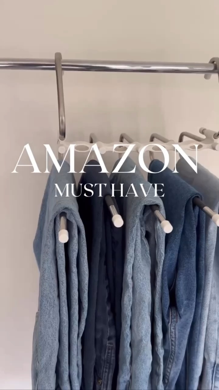 Loving thee pant hanger set! You fen fold it down to maximize space in your closet.  

#LTKstyletip #LTKunder50