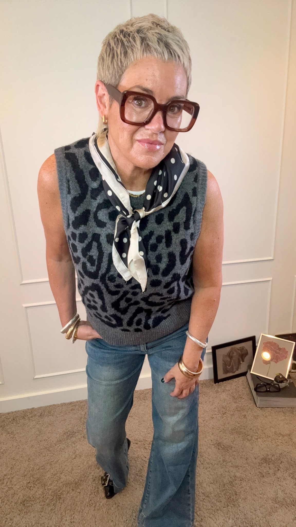 Wearing 
Lg vest 
XL jeans 
COMMENSE CODE: CHARK12
FYTOO glasses CODE: CHAR20


#LTKover50style #LTKmidsize #LTKstyletip