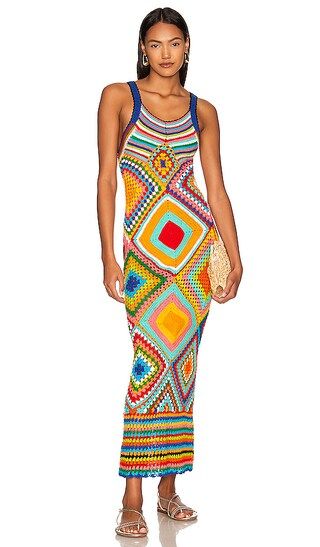 Quadricor Long Dress in Multicolor | Revolve Clothing (Global)