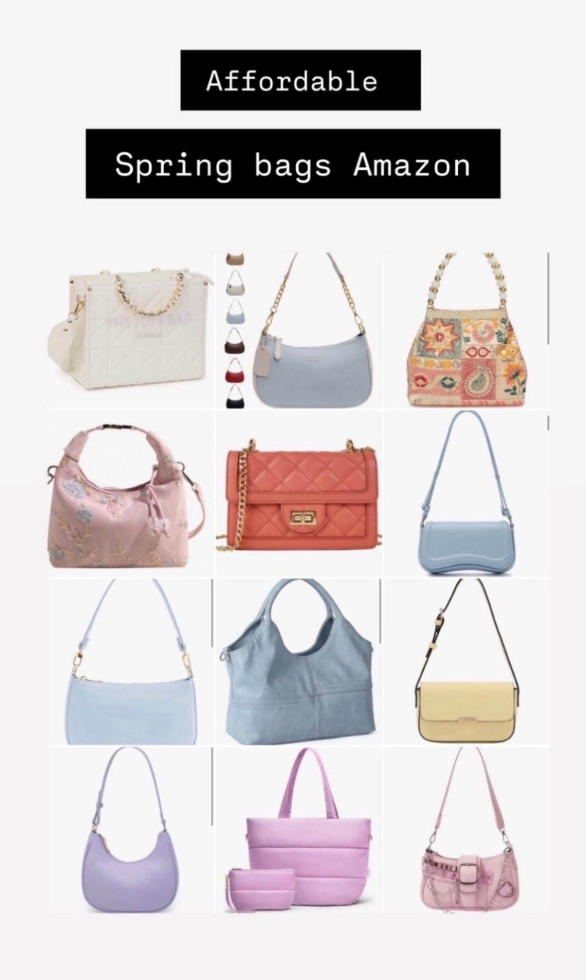 spring / summer handbags form amazon 