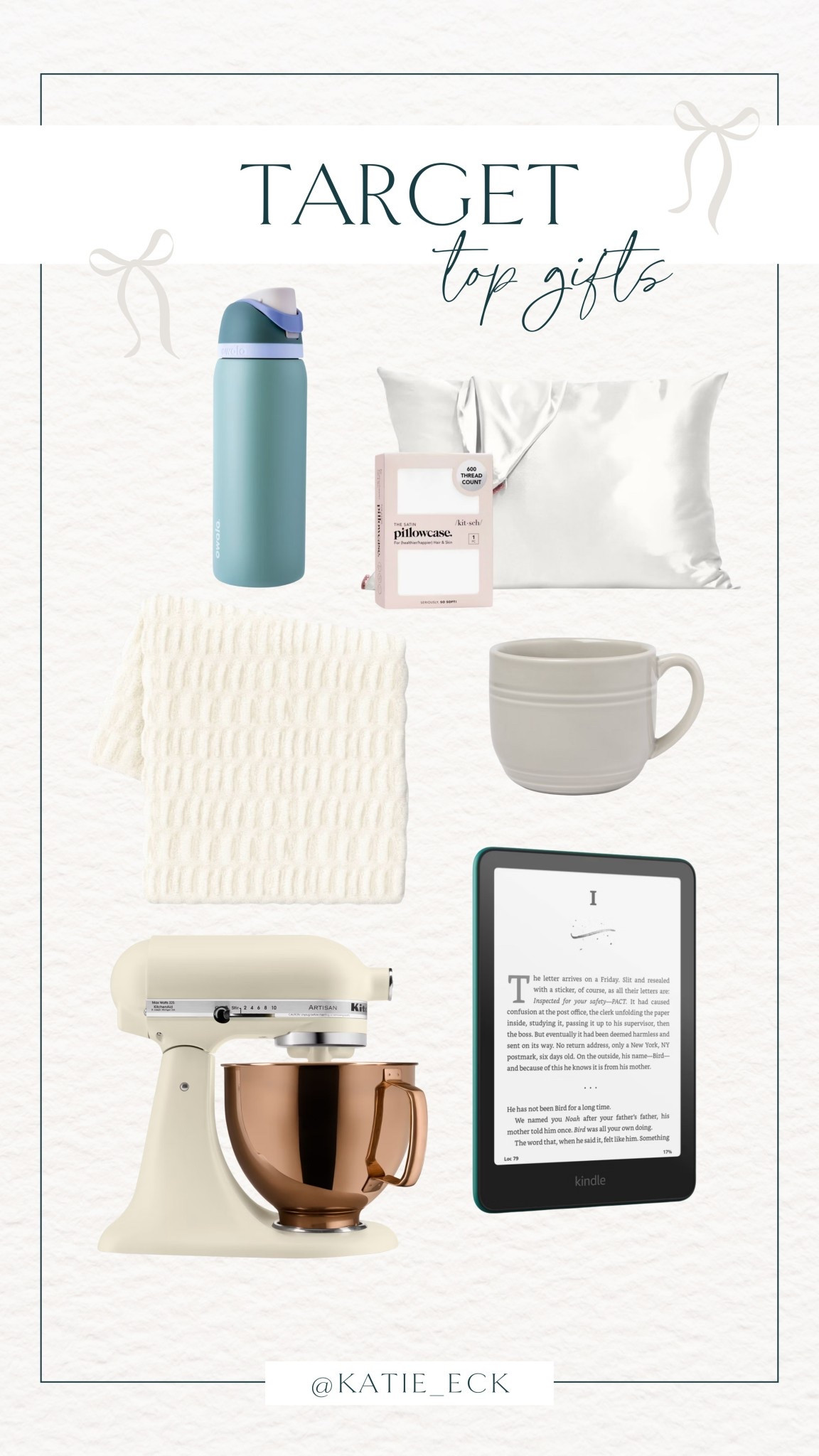 Target top sellers & favorite gift ideas ✨ 

Gift guide for her // Christmas present // gift idea for hosts // parent gifts // Target kitchen // dining // owala water bottle // kitsch satin pillowcase // faux fur throw blanket // kitchenaid mixer // kindle paperwhite 

#LTKHoliday #LTKGiftGuide #LTKHome