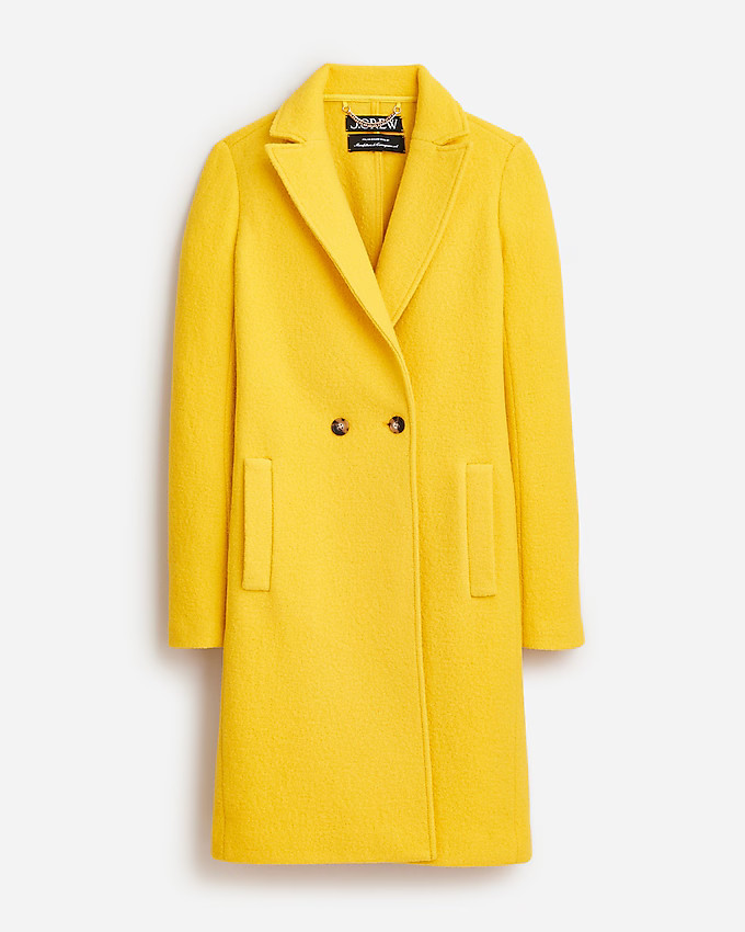 New Daphne topcoat in Italian boiled wool | J. Crew US