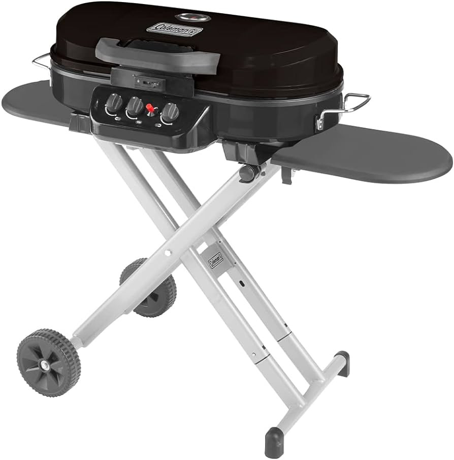 Coleman RoadTrip 285 Portable Stand-Up Propane Grill, Gas Grill with 3 Adjustable Burners and Ins... | Amazon (US)