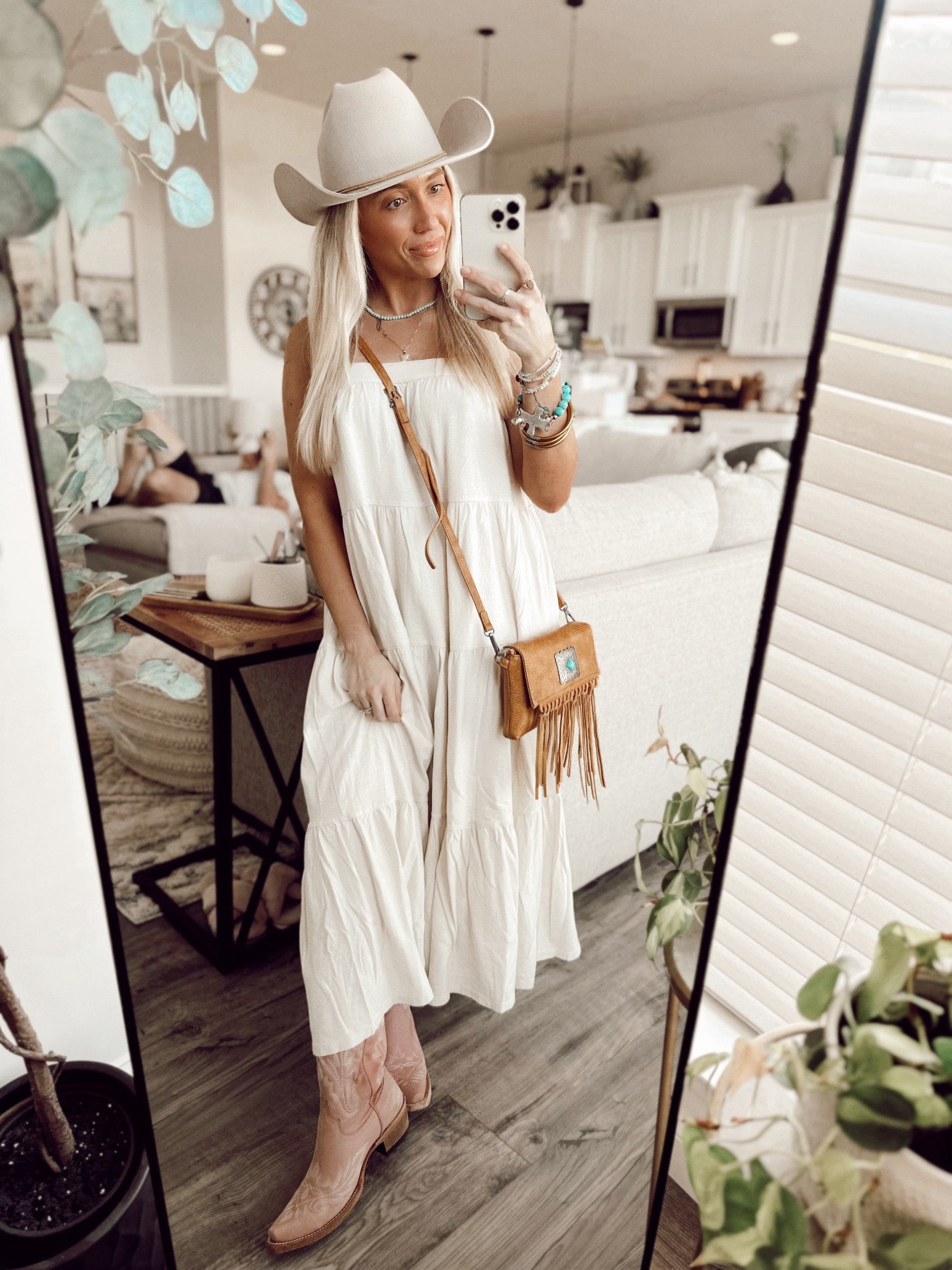 Cream cotton maxi dresses for spring ✨🌷 @American Eagle Outfitters @Aerie paired with my blush pink lane boots 💕

#LTKBump #LTKootd #LTKgrwm