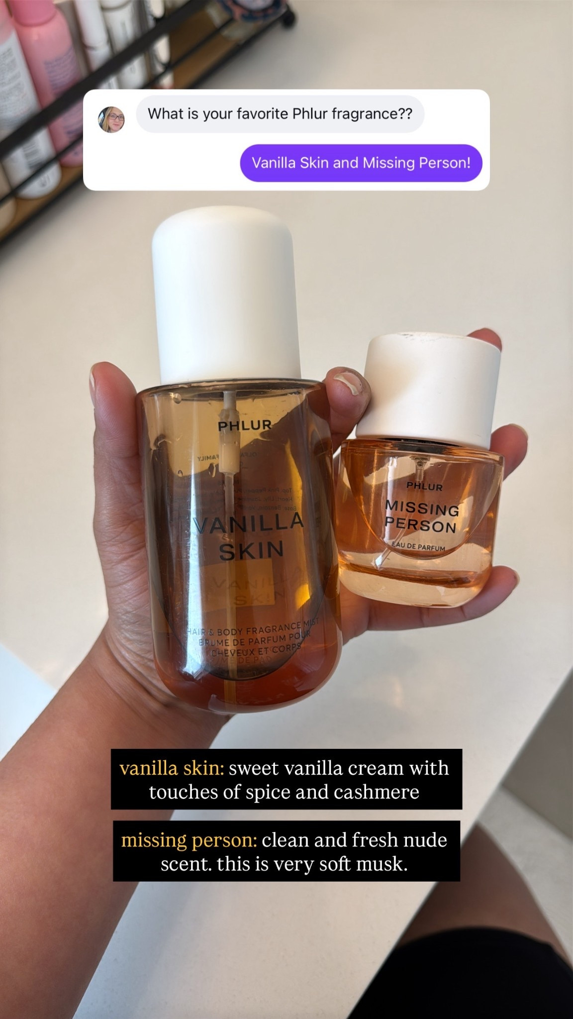 My two favorite Phlur scents! 