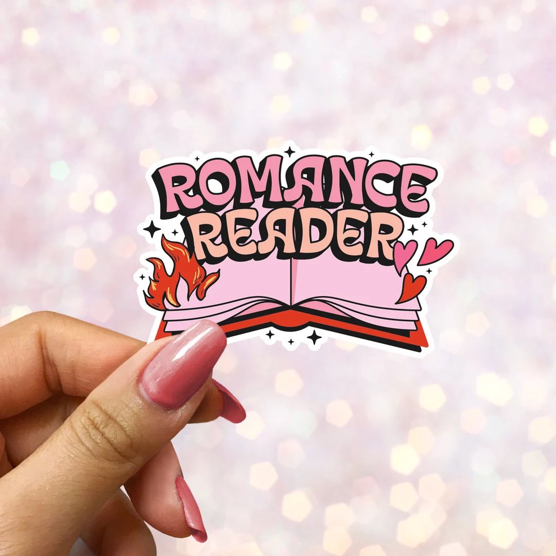 Romance Reader Bookish Holographic Stickers | Spicy Books Romance | Bookish Sticker | Smut Sticke... | Etsy (US)