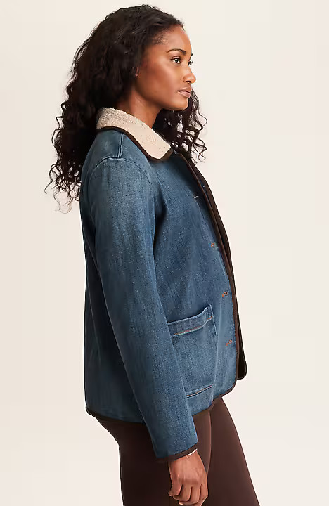 Pure Jill Denim Barn Jacket | J. Jill