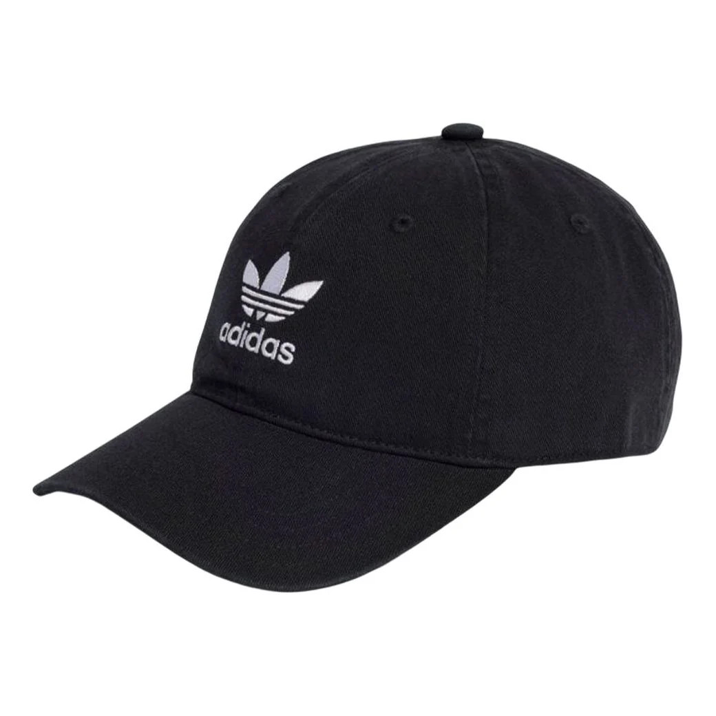 adidas Adicolor Classics Trefoil Stonewashed Baseball Cap 'Black' | KICKS CREW