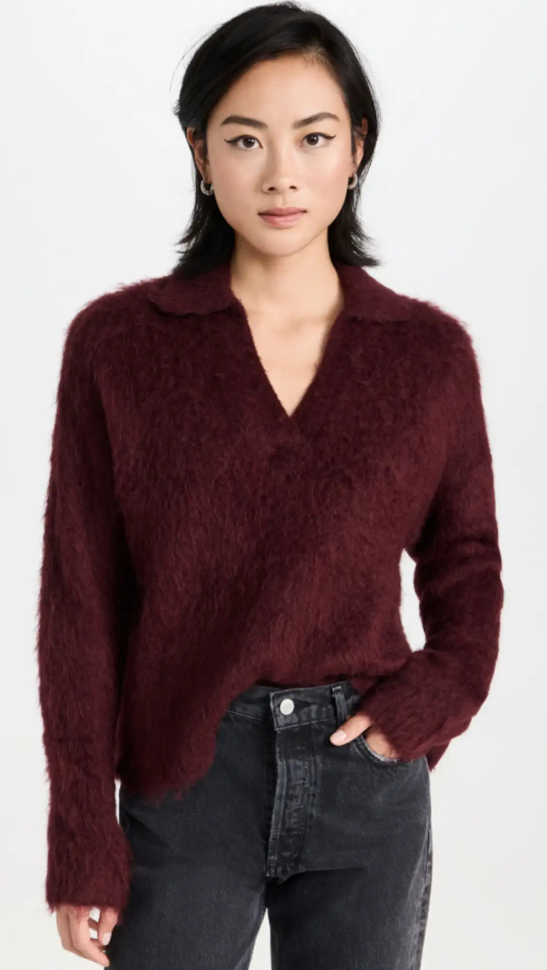 Madewell Brushed Polo Sweater | Shopbop | Shopbop
