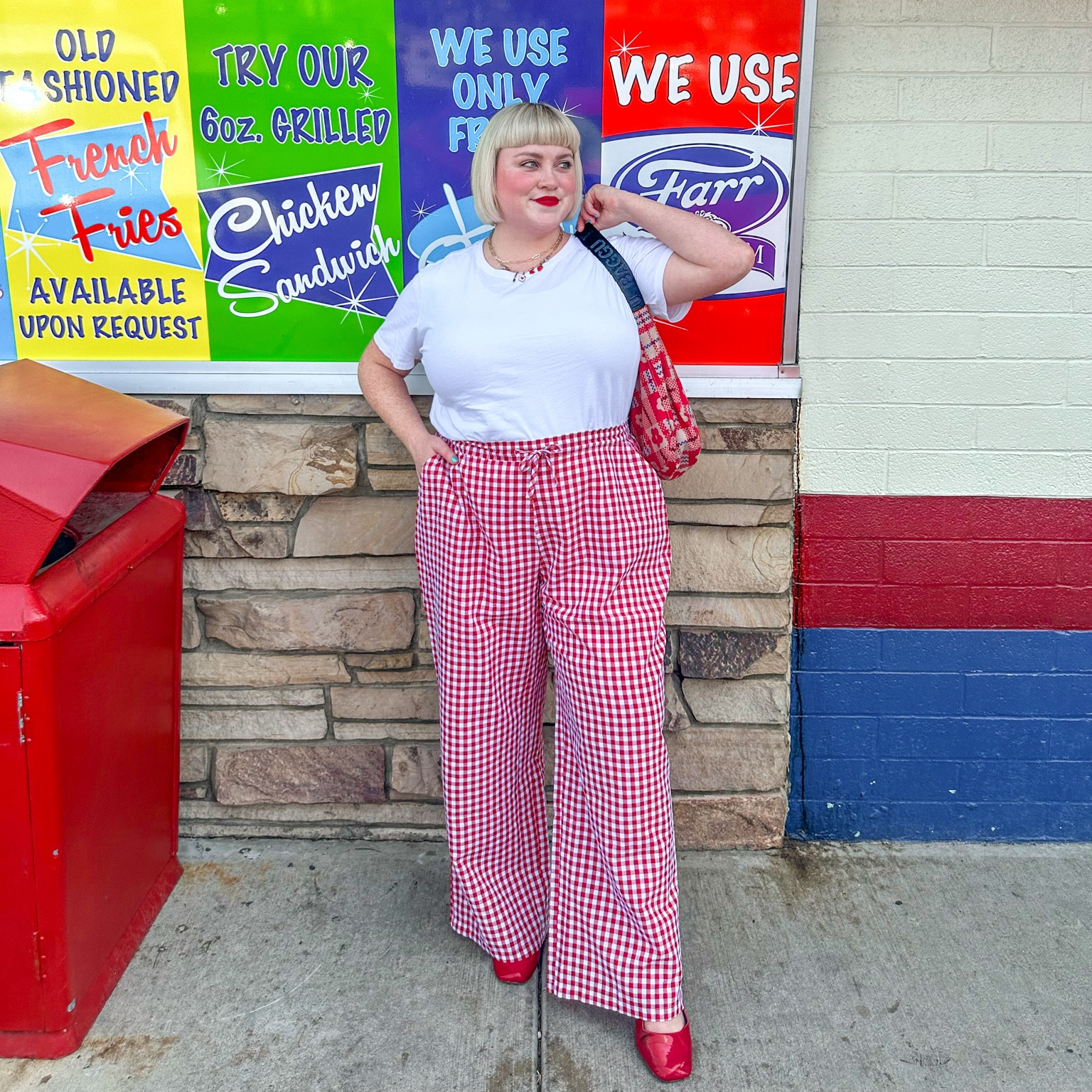 The perfect red gingham pants! Red gingham pants. 100% cotton with elastic adjustable waistband! Plus size red gingham pants. Plus size gingham. I’m wearing size XL! Comes in 3 colors!

#LTKMidsize #LTKPlusSize