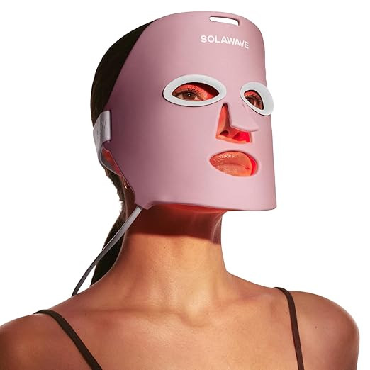 SolaWave Wrinkle Retreat Light Therapy Face Mask | FDA Cleared Red and Infrared Light Mask to Rej... | Amazon (US)