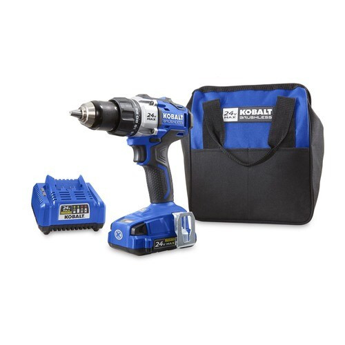Kobalt 24-Volt Max 1/2-in Brushless Cordless Drill (Charger Included and 1-Battery Included) Lowe... | Lowe's