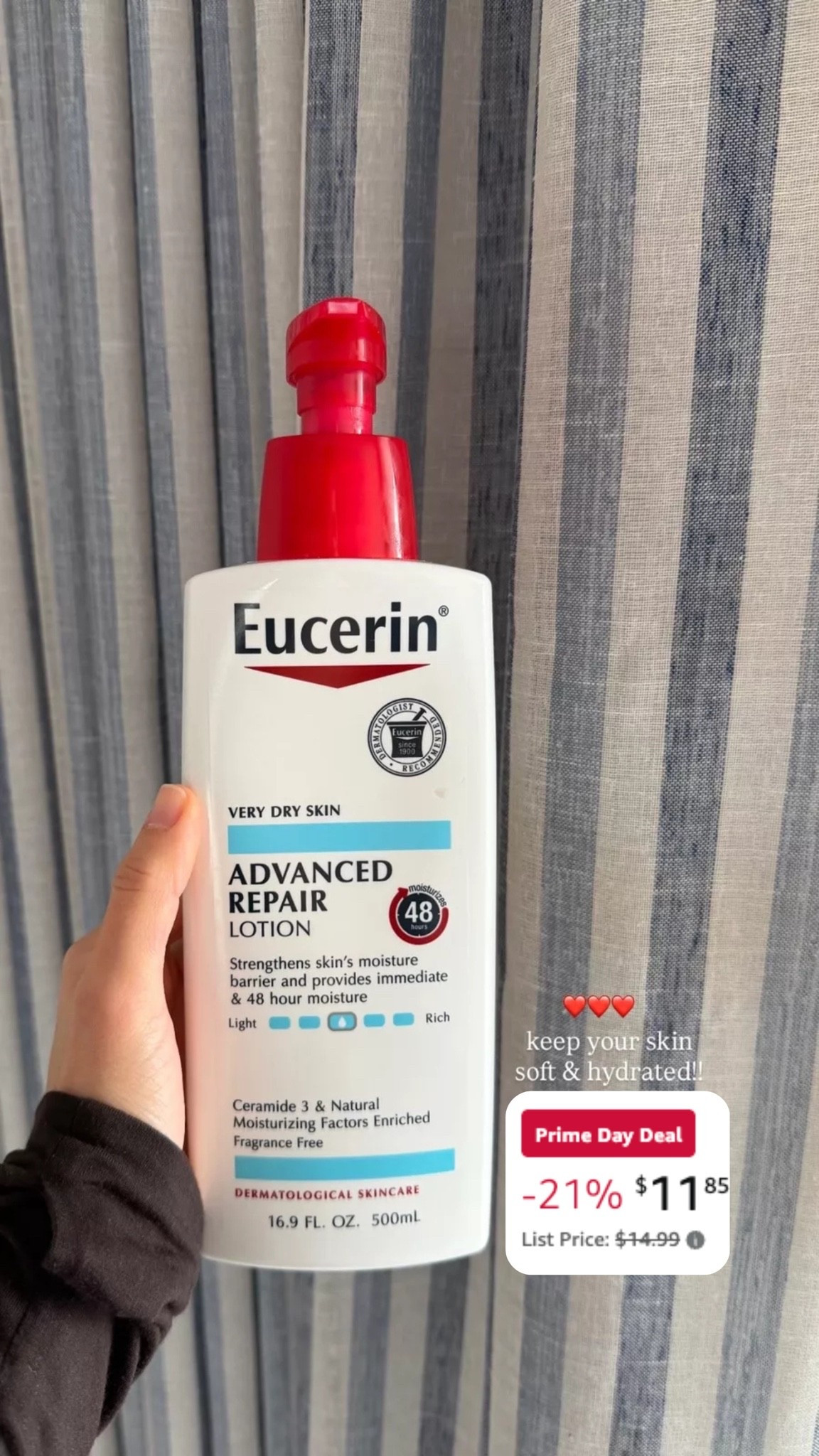 [6/23/26] favorite all over body lotion is on sale for prime day! Also linking some other Eucerin favs on sale through 6/23

#LTKSaleAlert #LTKselfcare #LTKSeasonal
