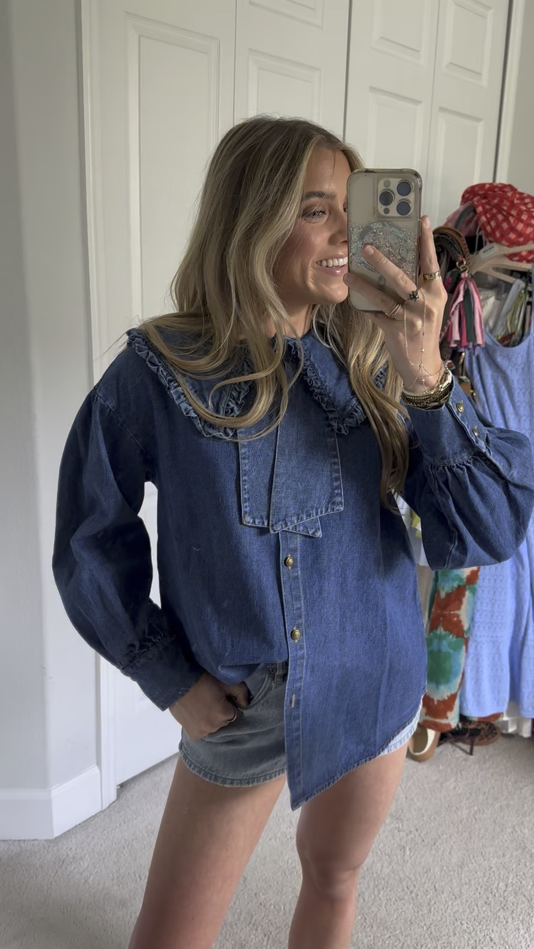 Bohme my code is 20SLOANE! 🤭 What I got: the floral maxi dress is size XS PREORDER- ROBBIE FLORAL MIDI DRESS IN PINK. The denim white vest top is size XS STELLA DENIM VEST. The denim dress is size XS MYLIE DENIM MAXI DRESS. The overalls are size XS ADDEY KNIT OVERALLS IN CREAM. The denim long sleeve top is size XS MANNIE COLLARED BUTTON UP 

#LTKFestival #LTKSaleAlert #LTKFindsUnder100