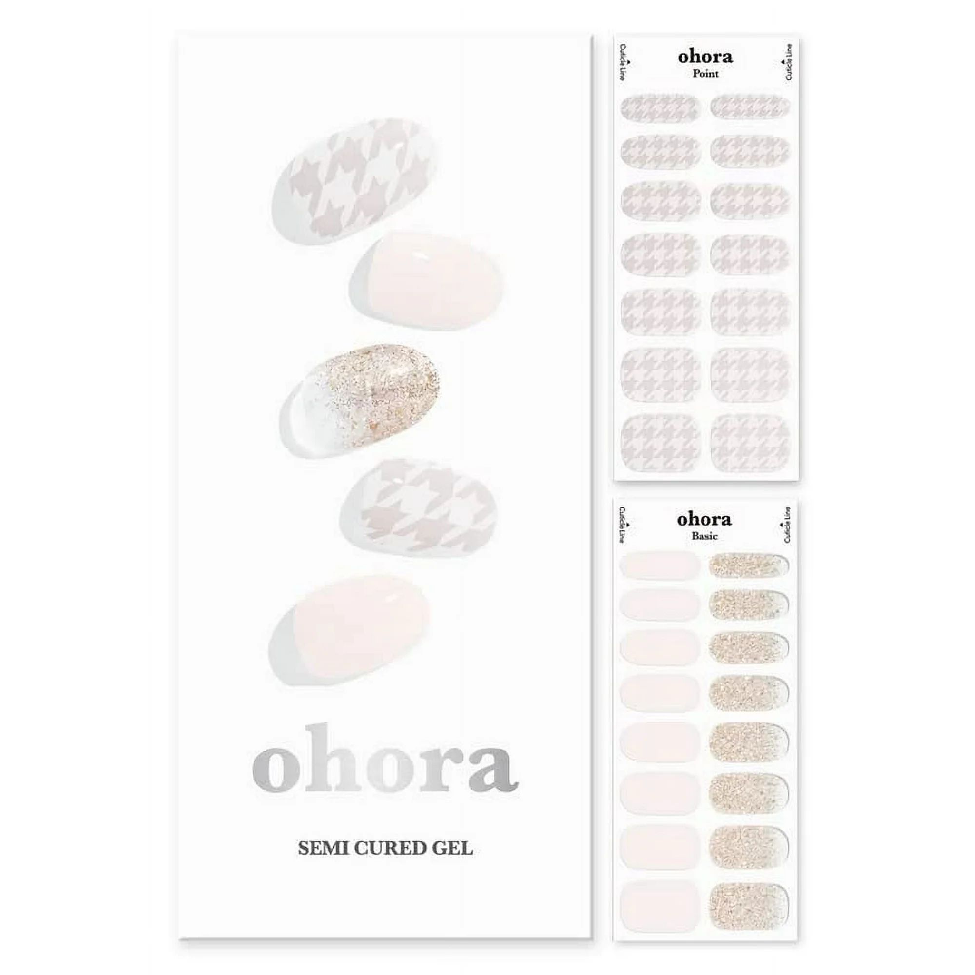 ohora Semi Cured Gel Nail Strips (N Mellow) - Works with Any Nail Lamps, Salon-Quality, Long Last... | Walmart (US)