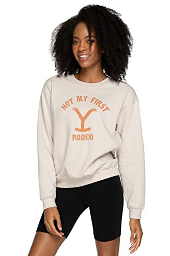 Suburban Riot Yellowstone Official Not My First Rodeo Willow Women's Long Sleeve Fleece SweatshirtSu | Amazon (US)