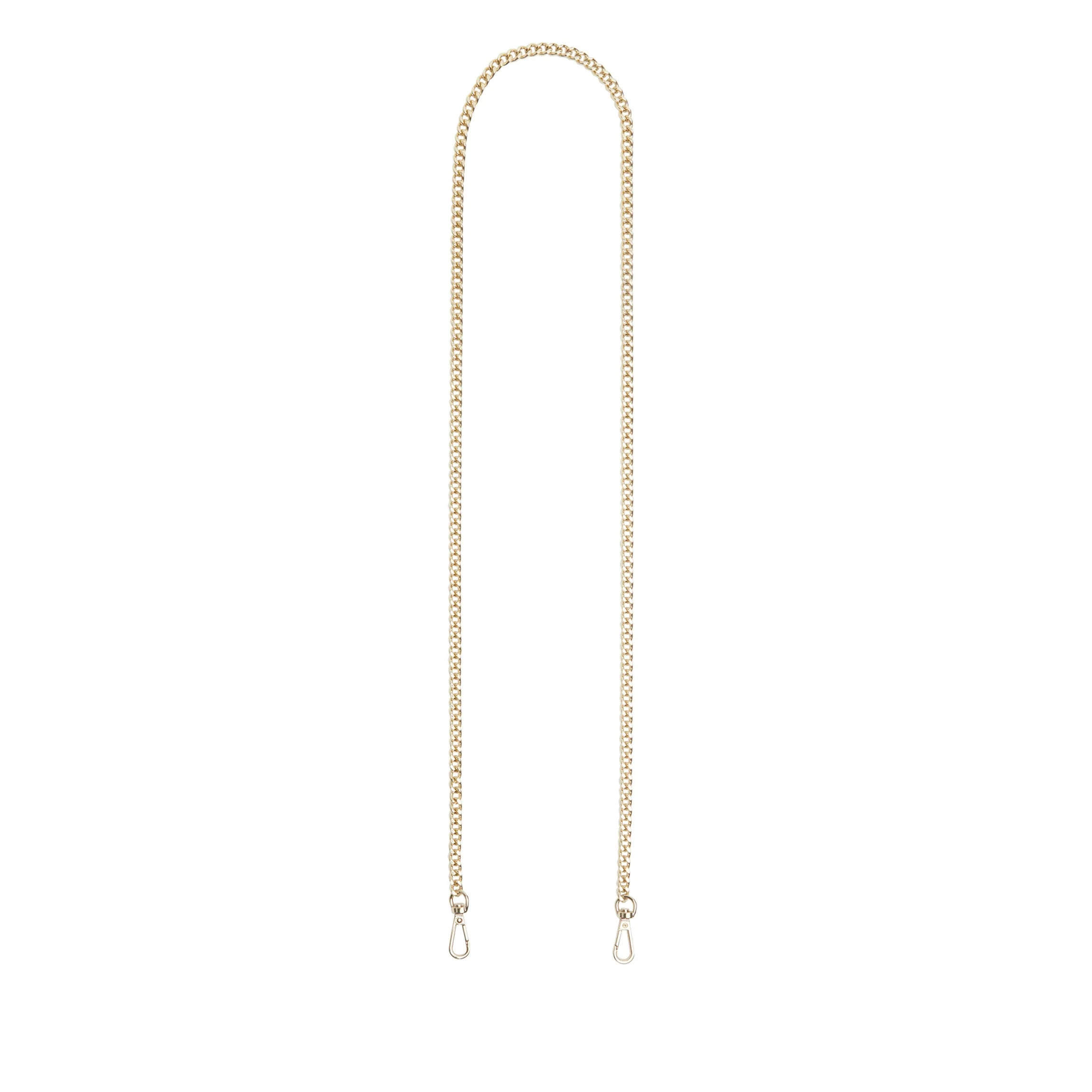 Crossbody Chain Strap Light Gold | Leatherology