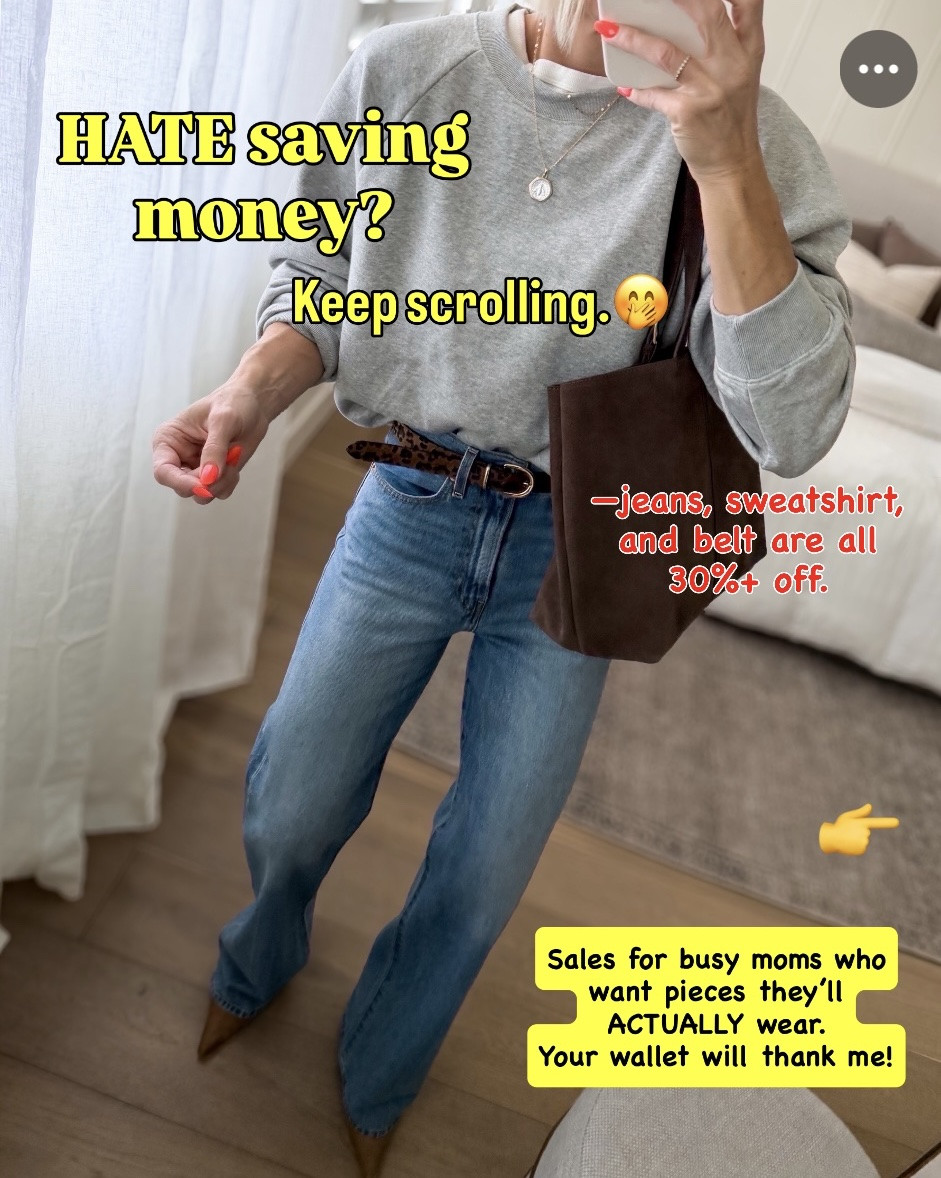 Tons of fall SALE finds to shop! Favorite jeans, cozy sweaters, jackets, zebra mules, sneakers + accessories. Mostly 30% off or already affordable! 
* everything fits true size unless noted below.
- Leopard pull-on pants fit big, size down 
- always go down 1/2 size in adidas and the red sneakers from your normal women’s size.
-size down in beige jacket (wearing with green pants) 
- leopard belt fits a little big, sized down to a small

#LTKmomlife #LTKOver40 #LTKSaleAlert