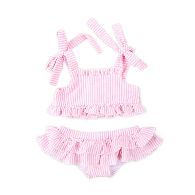 Santorini Pink Two Piece Swimsuit | Classic Whimsy