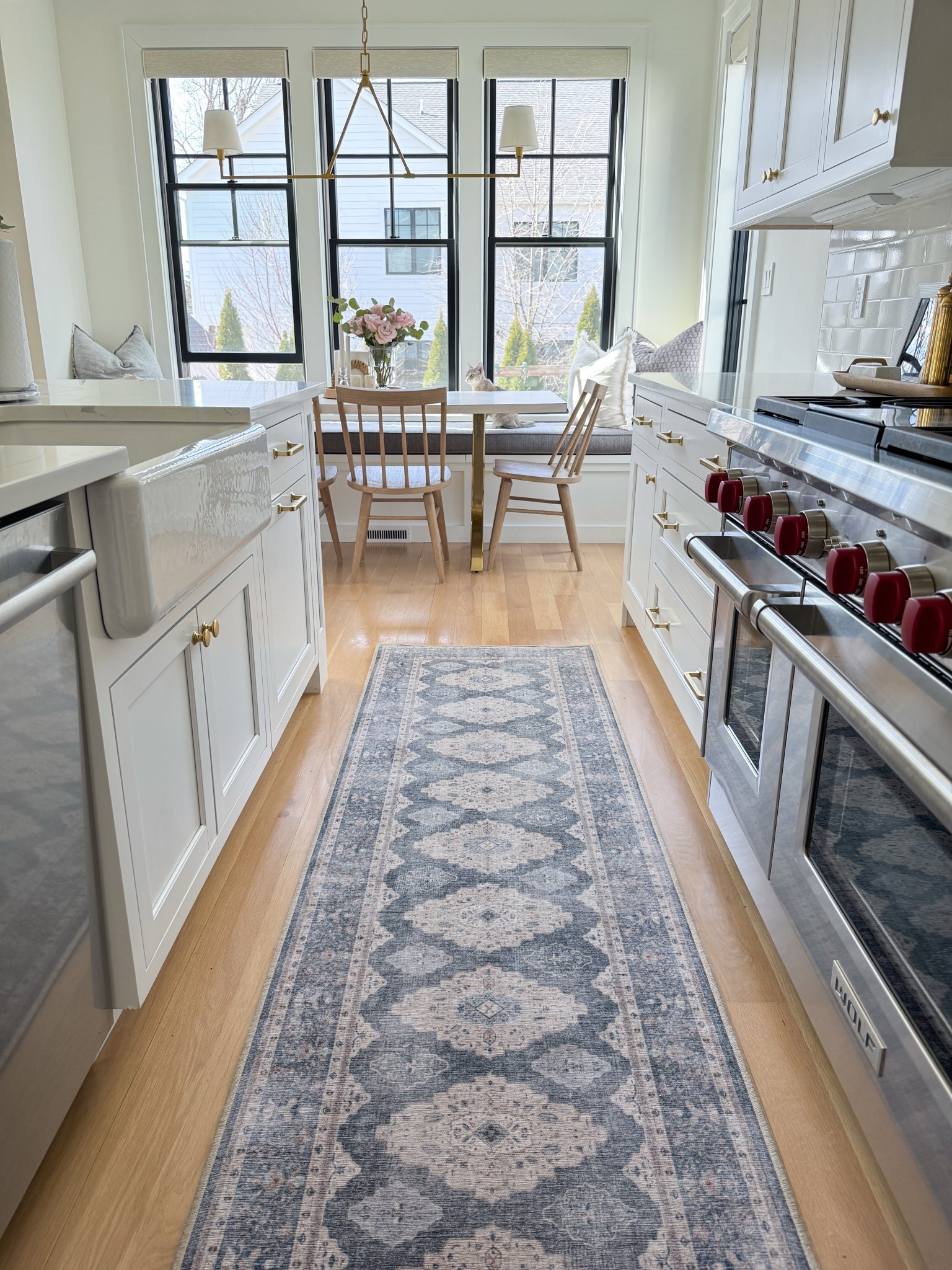 Washable kitchen runner, breakfast nook, white kitchen, Nancy Myers inspired kitchen  

#LTKStyleTip #LTKHome #LTKFindsUnder50