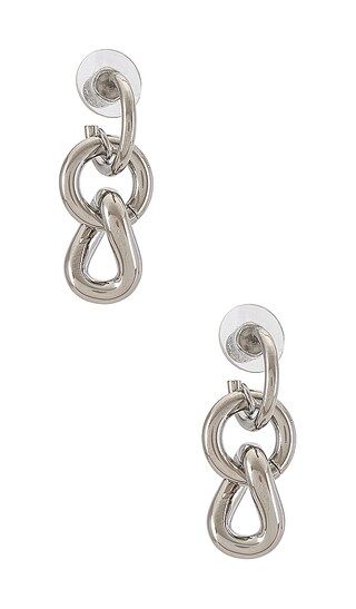 Kaia Drop Earrings in Silver | Revolve Clothing (Global)