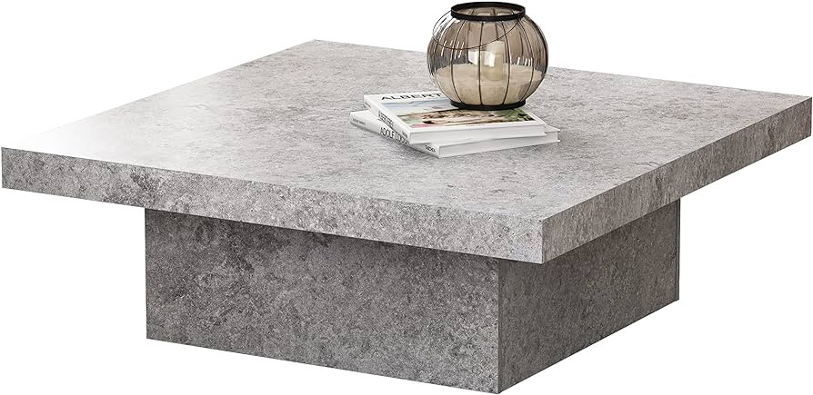 Galano Carmelo Coffee Table - Granite Design Table for Living Room - Natural Distressed Finish Te... | Amazon (US)
