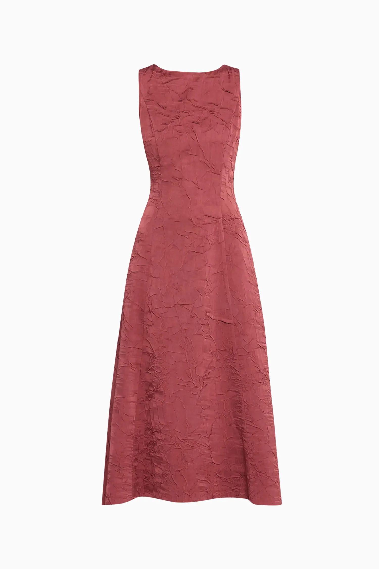 Georgia Satin Midi Dress - Fig | Ulla Johnson