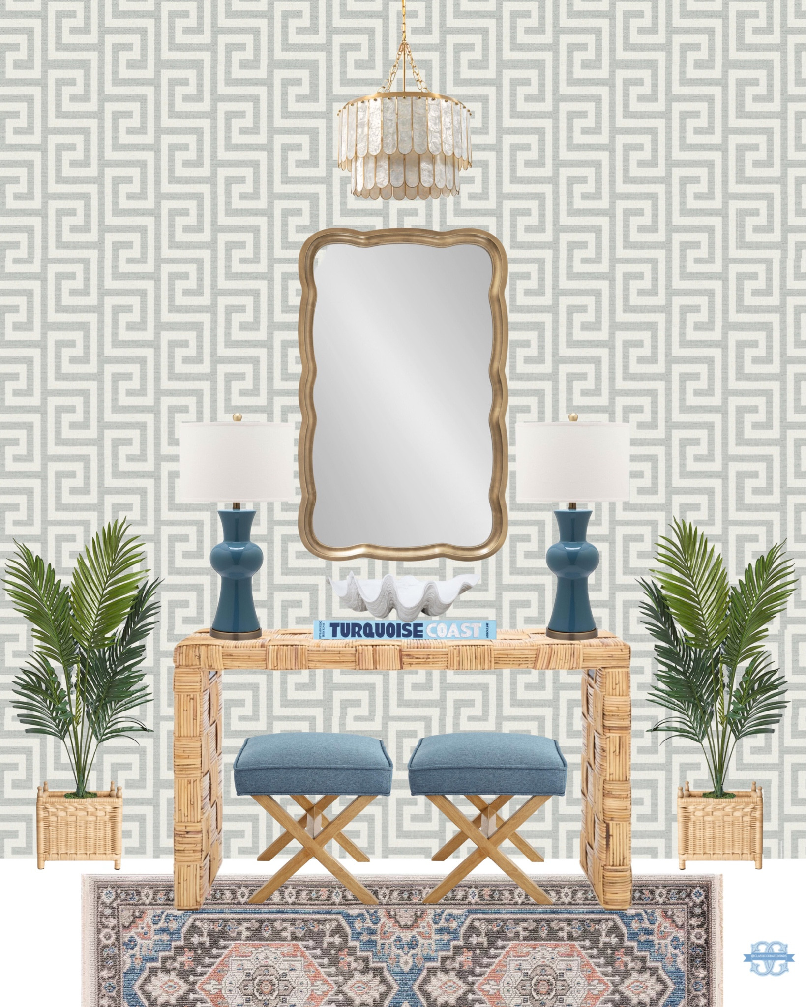 Coastal Style Entryway Decor 💙


Home Decor, Rattan, Console Table, Entry Table, Stools, Mirror, Wallpaper

#LTKhome