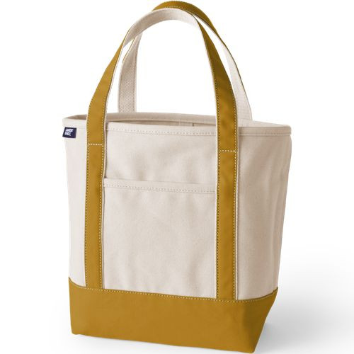 Medium 5 Pocket Open Top Canvas Tote Bag | Lands' End (US)