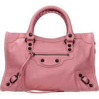 Balenciaga Handbags Le city Women Pink/Pink Leather Antique | Balardi (US & Canada)