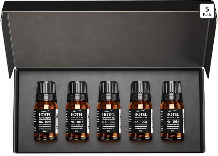 AirScent Hotel Diffuser Oil Gift Set - Pure Luxury 5 Star Hotel Scents - 10 mL, 0.34 fl oz Fragra... | Amazon (US)