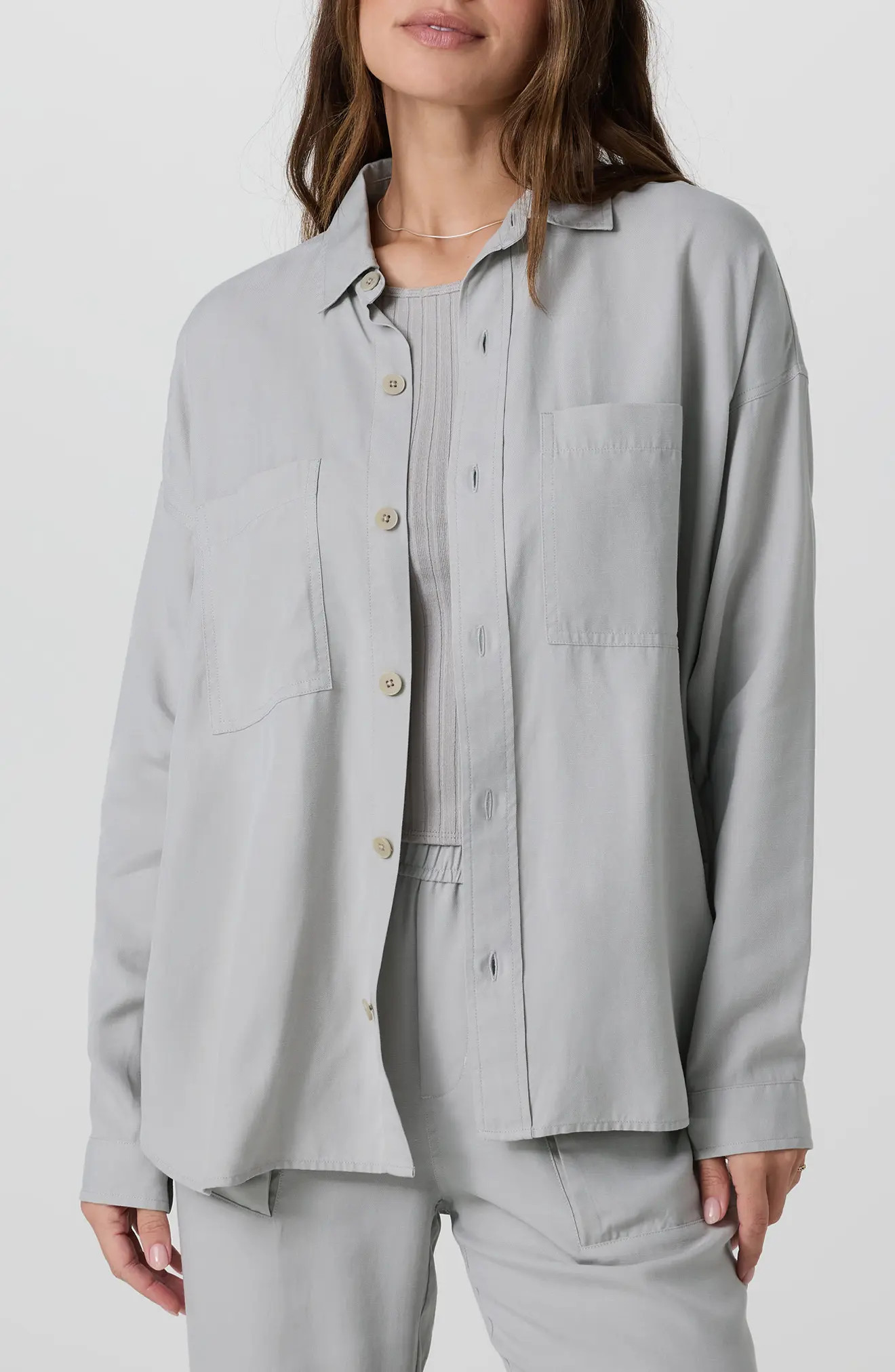 Vuori Trestles Twill Button-Up Shirt (Women) | Nordstrom | Nordstrom