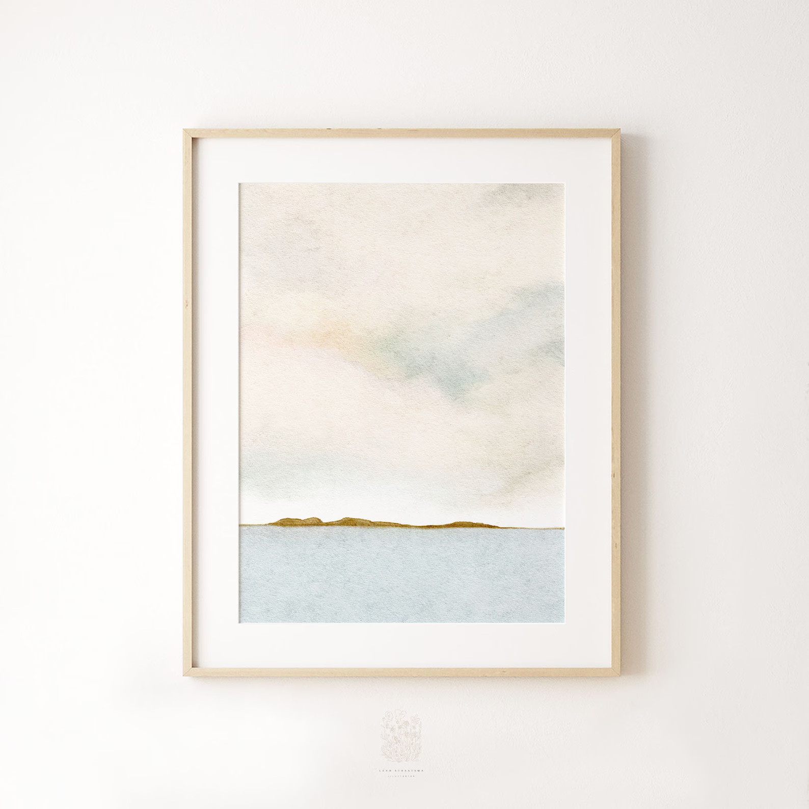 Coastal Wall Art, Printable Wall Art, Coastal Landscape Print, Nursery Wall Art, Landscape Painti... | Etsy (US)