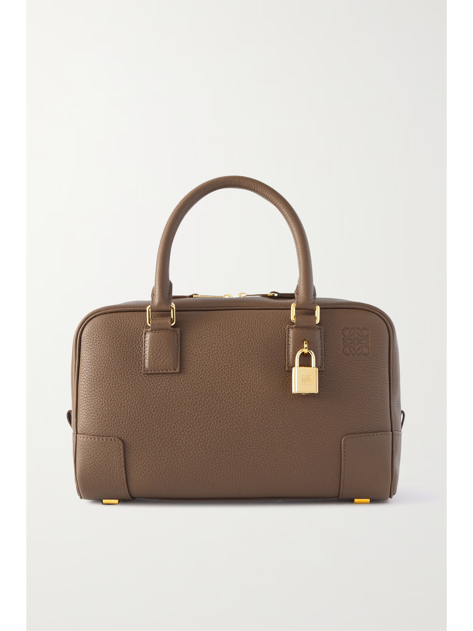 Brown Amazona 23 textured-leather tote | LOEWE | NET-A-PORTER | NET-A-PORTER (US)