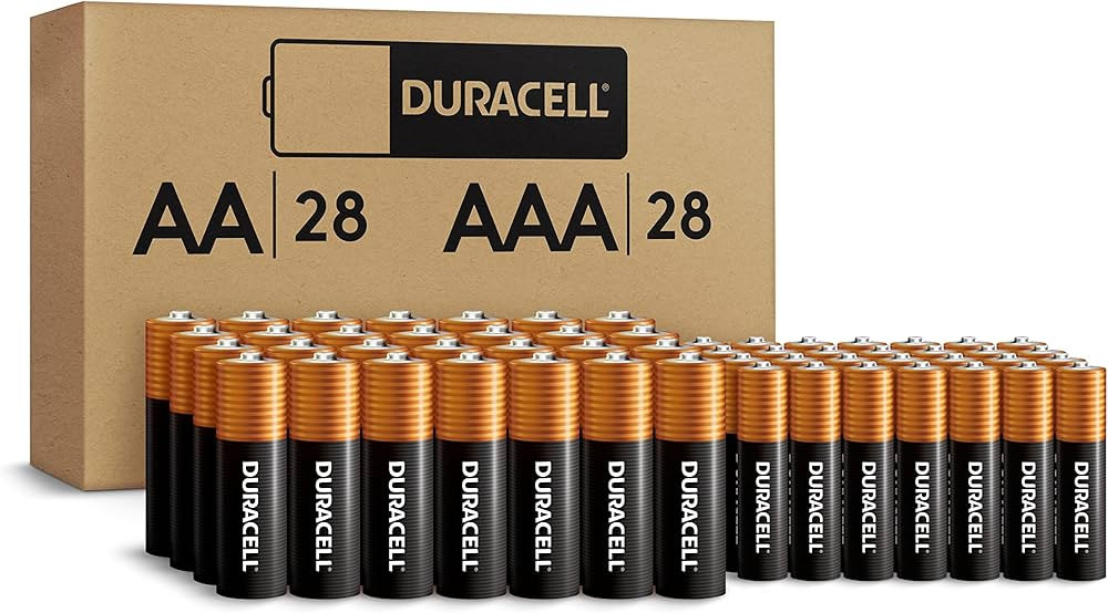Duracell Coppertop AA + AAA Batteries, 56 Count Pack Double A and Triple A Alkaline Battery with ... | Amazon (US)