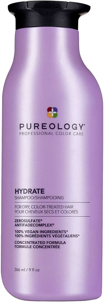 Pureology Hydrate Moisturizing Shampoo | Softens and Deeply Hydrates Dry Hair | For Medium to Thi... | Amazon (US)