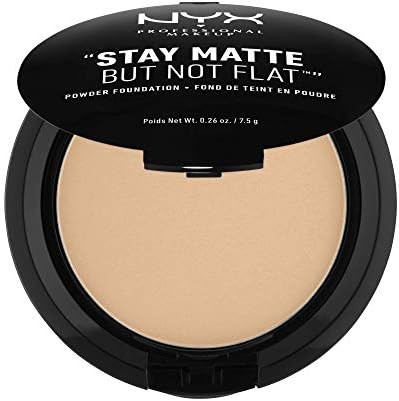 NYX PROFESSIONAL MAKEUP Stay Matte But Not Flat Powder Foundation, Medium Beige | Amazon (US)