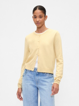 Cashsoft Crewneck Cardigan | Gap Factory | Gap Factory