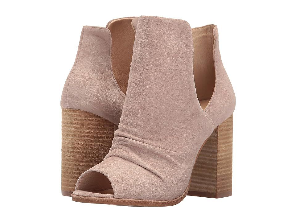 Kristin Cavallari Lash Peep Toe Bootie (Harbor Grey Kid Suede) Women's Shoes | Zappos