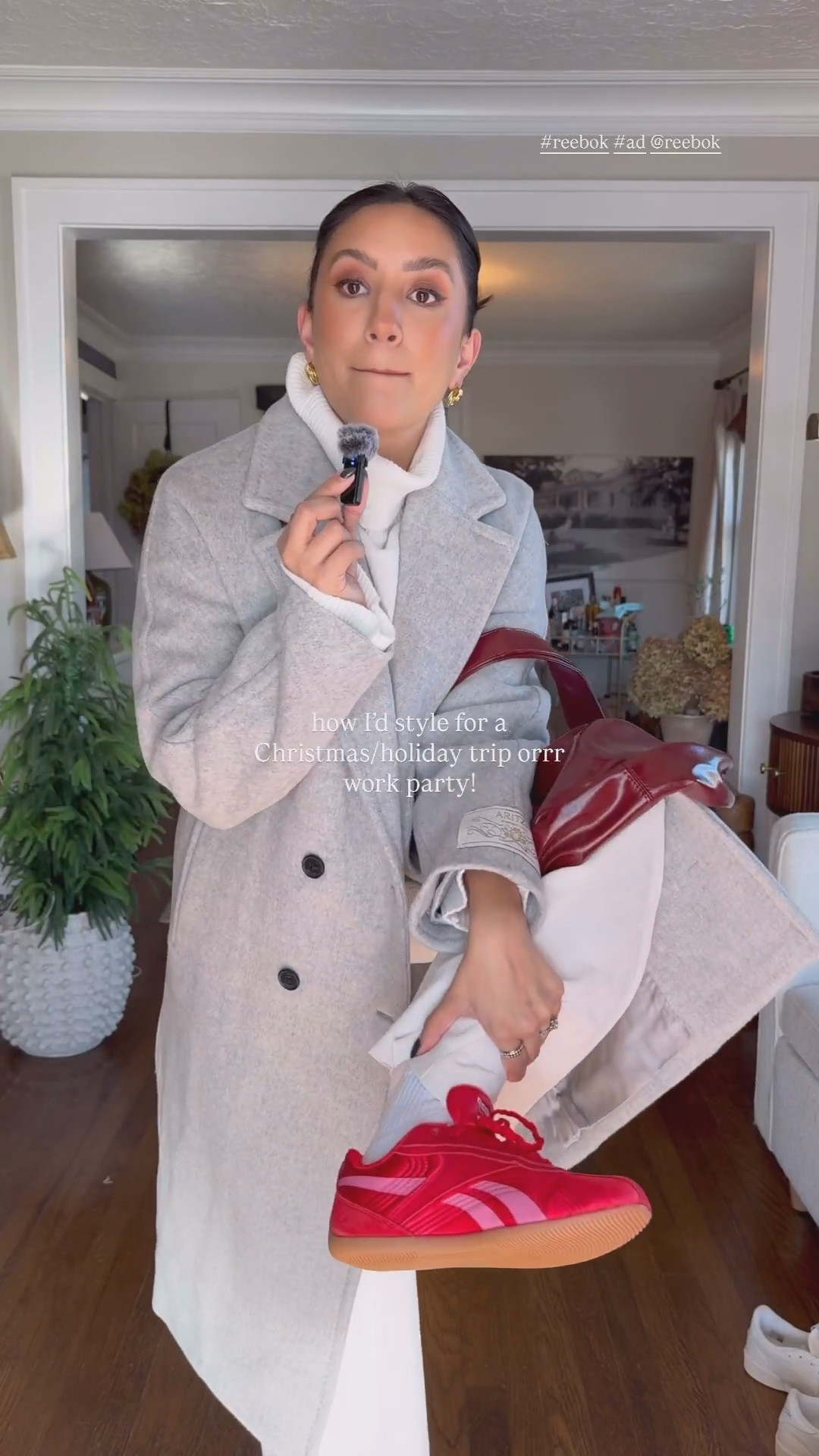 Red/pink reeboks for the holidays! Here’s how I would style them for work holiday party, or Christmas trip in the city! 
They would also make a great gift for the fashion girlie on your list

I got my true size 7.5 

@reebok #reebokpartner

#LTKHoliday #LTKFindsUnder100 #LTKGiftGuide