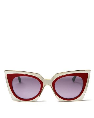 Fendi Oversized Cat Eye Sunglasses | Bloomingdale's (US)