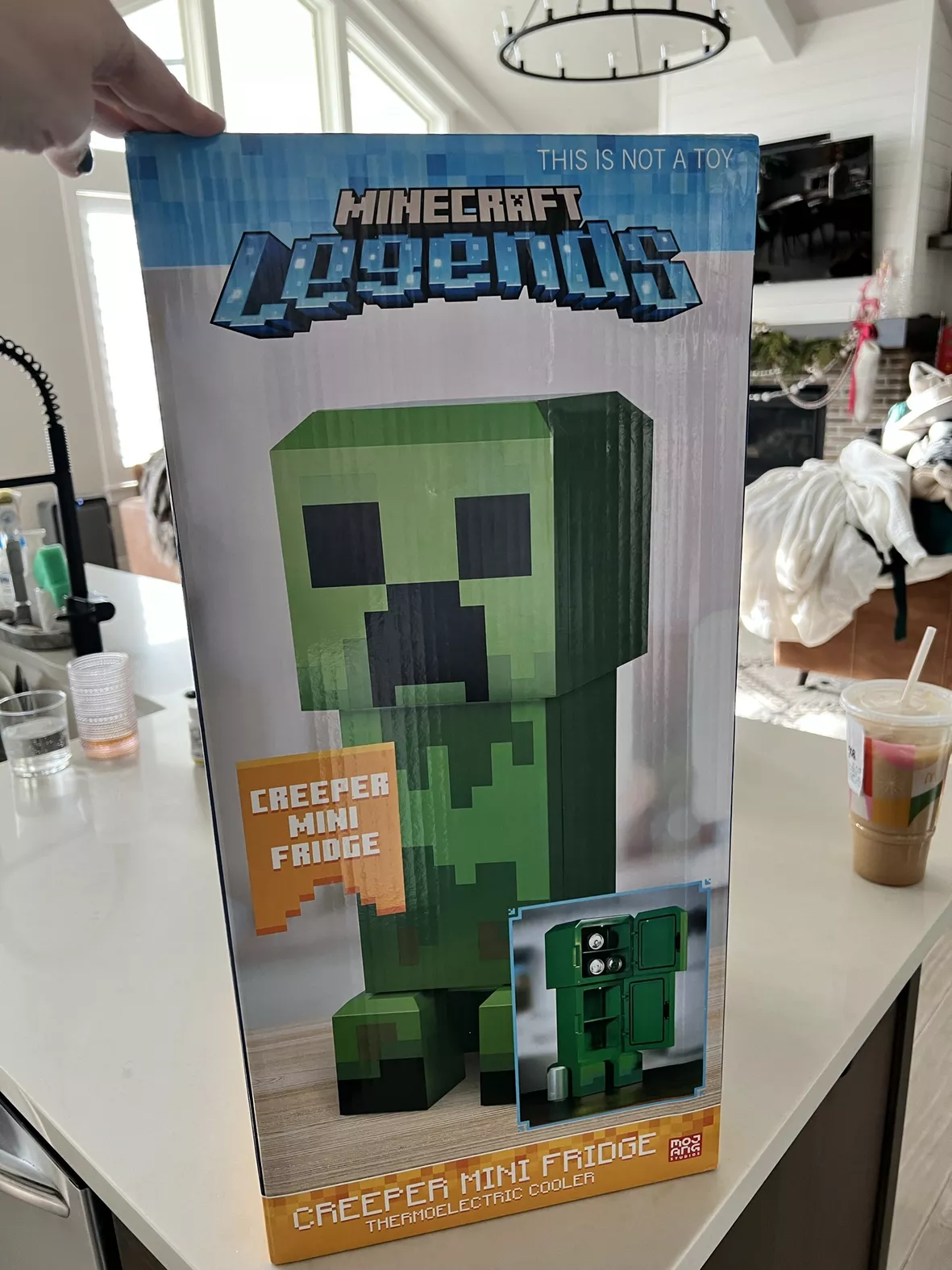 New Minecraft Green Charged Creeper Mini Fridge