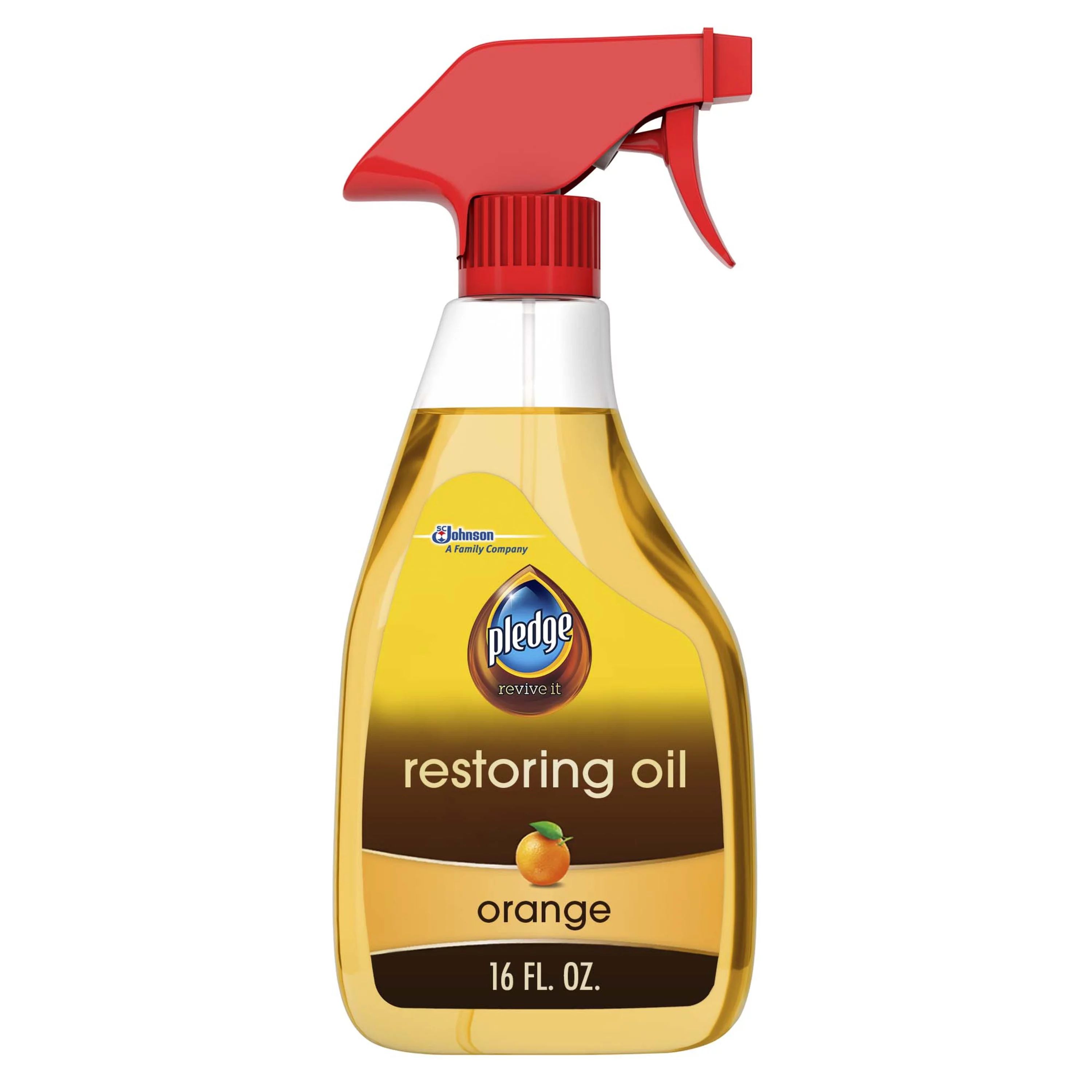 Pledge Restoring Oil Spray, Orange - Restore Sealed and Unsealed Wood Surfaces (1 Trigger Spray),... | Walmart (US)