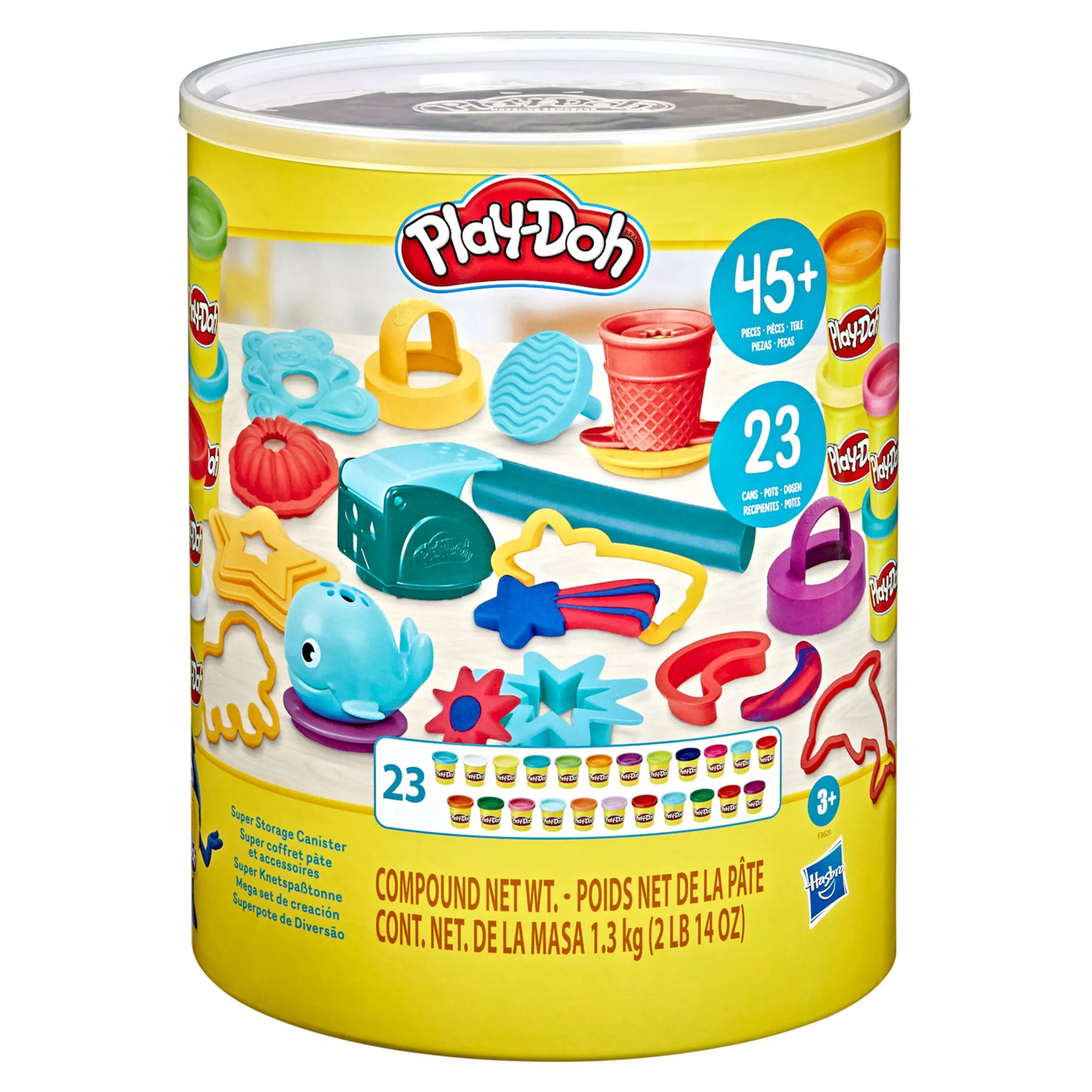 Play-Doh Super Storage Canister with Play-Doh and Tools | Kohl's