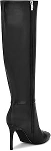 Knee High Boots Women Pointed Toe Tall Boots 3 In Stiletto High Heel Long Boots Side Zipper Dress... | Amazon (US)