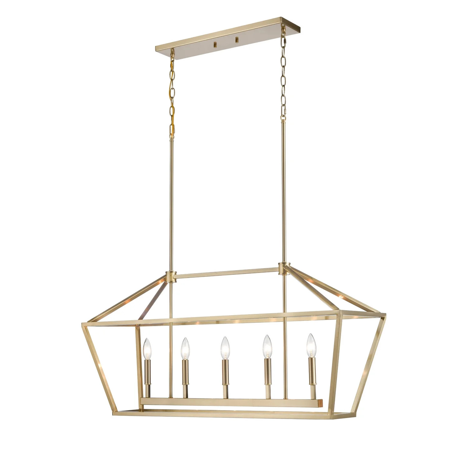 Millennium Lighting 5 Light Island Fixture in Modern Gold | Walmart (US)