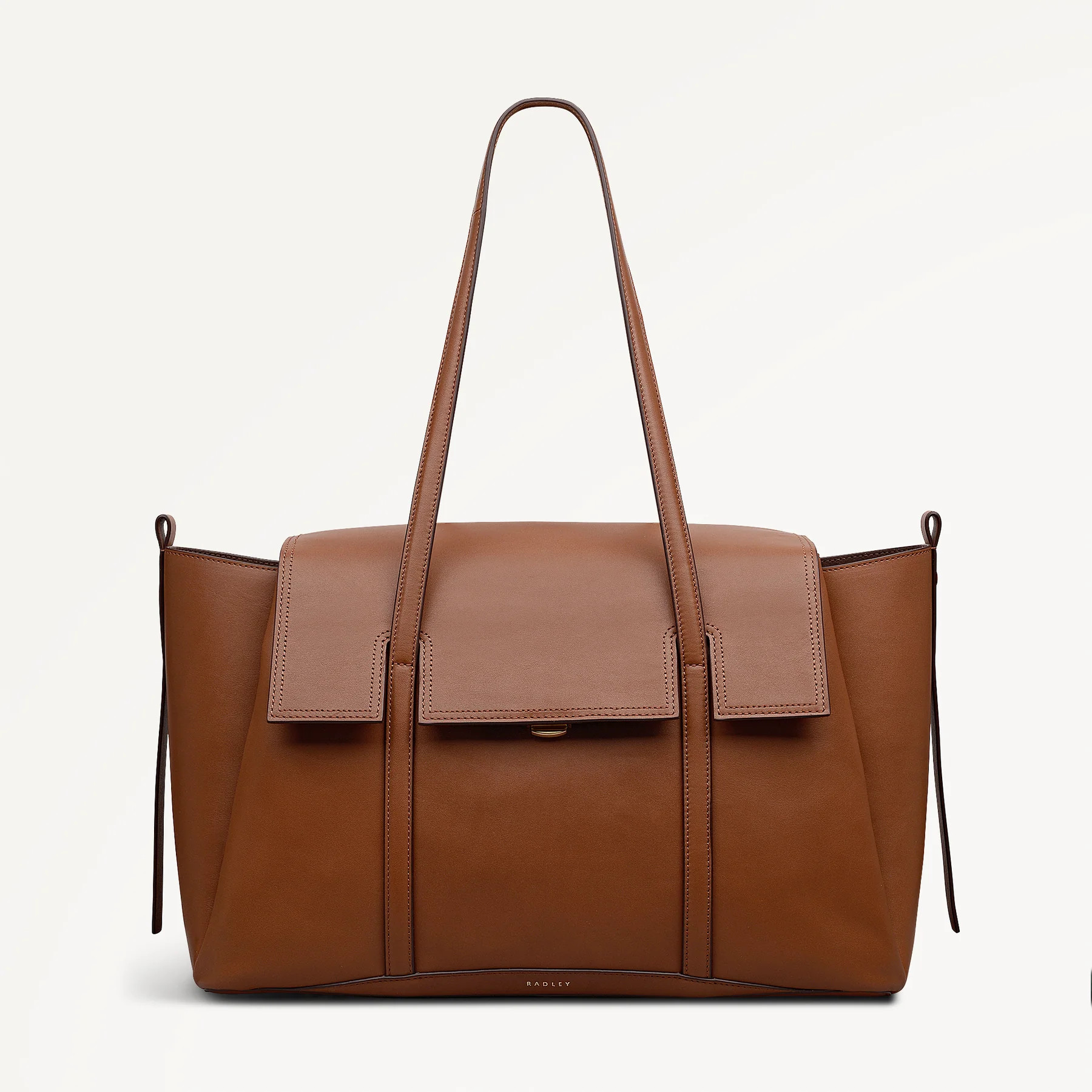 Cognac Large Flapover Shoulder Bag | The Chancery SS26 | Radley London | Radley