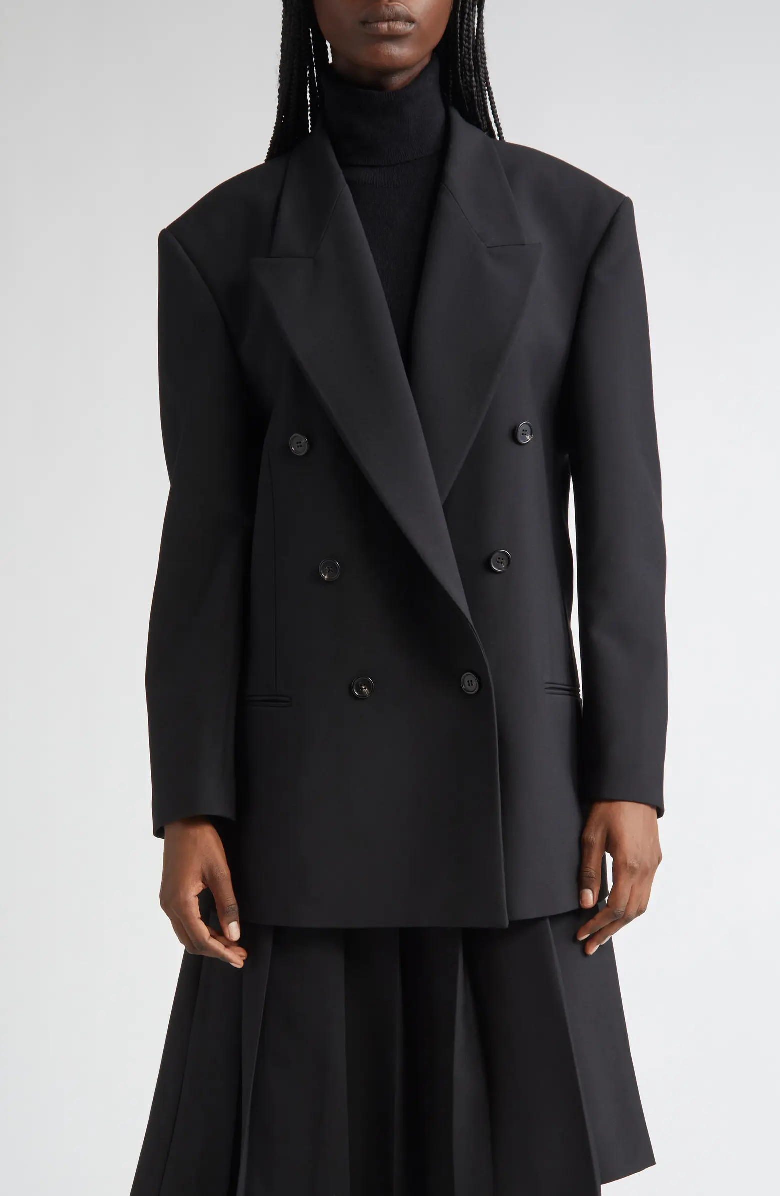 Shawn Double Breasted Virgin Wool Blazer | Nordstrom