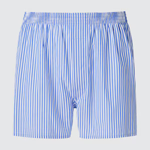 Woven Striped Boxers | UNIQLO UK | UNIQLO (UK)