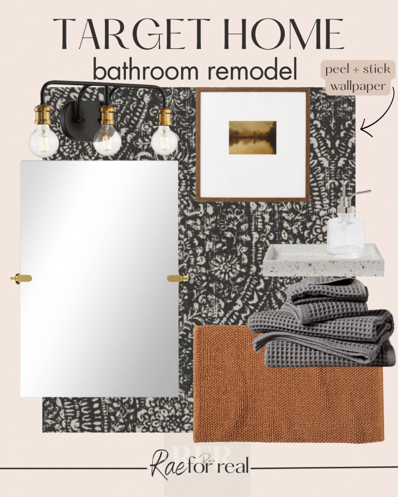 Bathroom remodeling on my mind 😍
I love using deeper colors in the bathroom for a slightly moody vibe!!
Right now the mirror is on major sale!

Home decor, home design, bathroom styling ideas, wallpaper




#LTKHome #LTKFindsUnder100